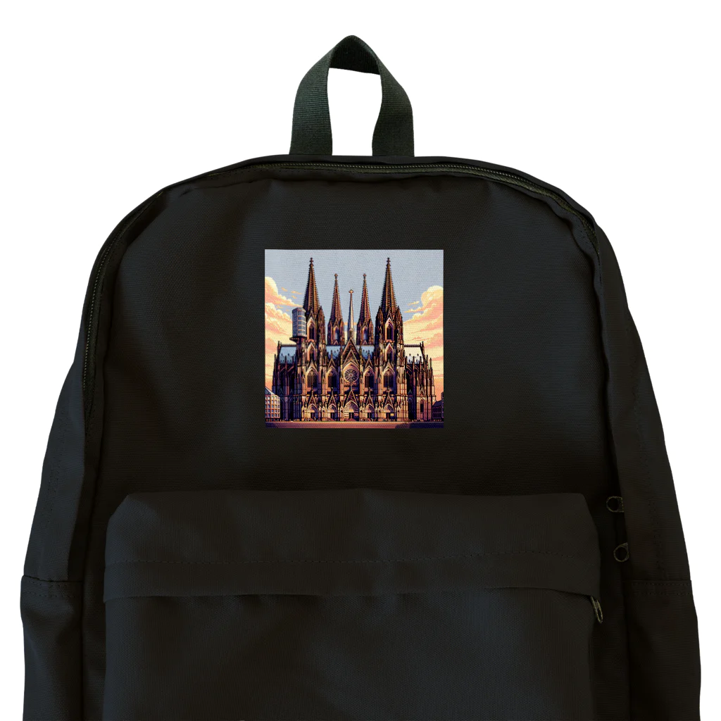 Pixel Art Goodsのケルン大聖堂（pixel art） Backpack
