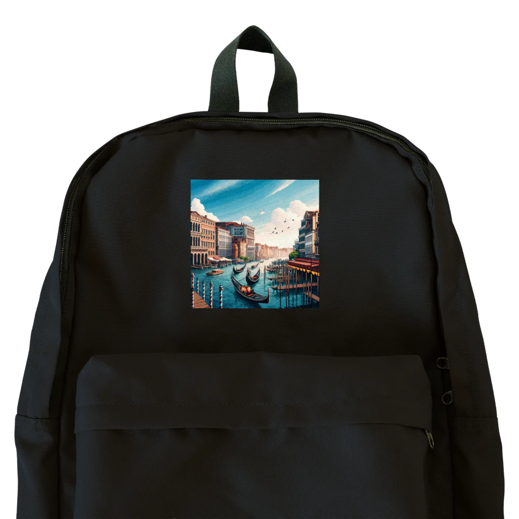 Pixel Art Goodsのヴェネチア（pixel art） Backpack