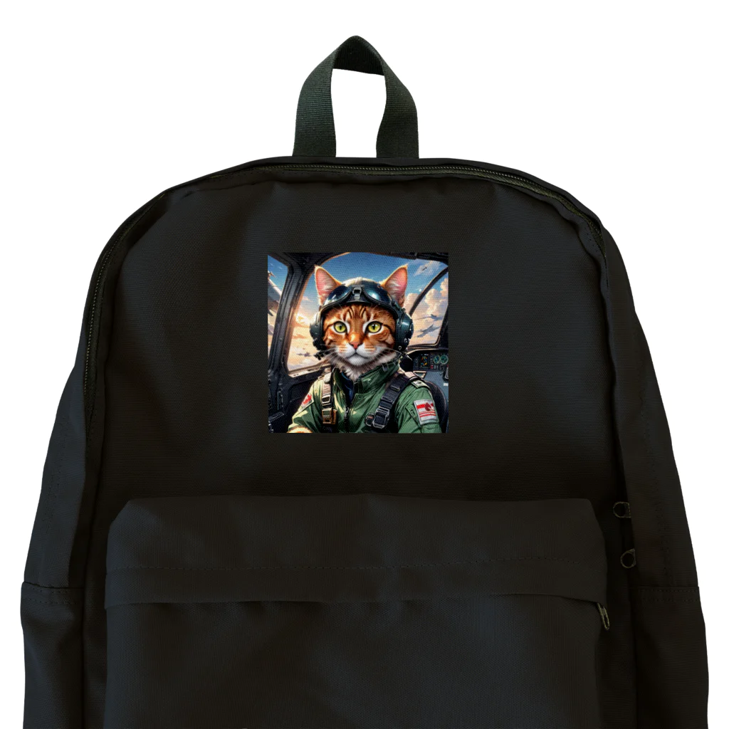 nekoと鉄のパイロット猫 Backpack