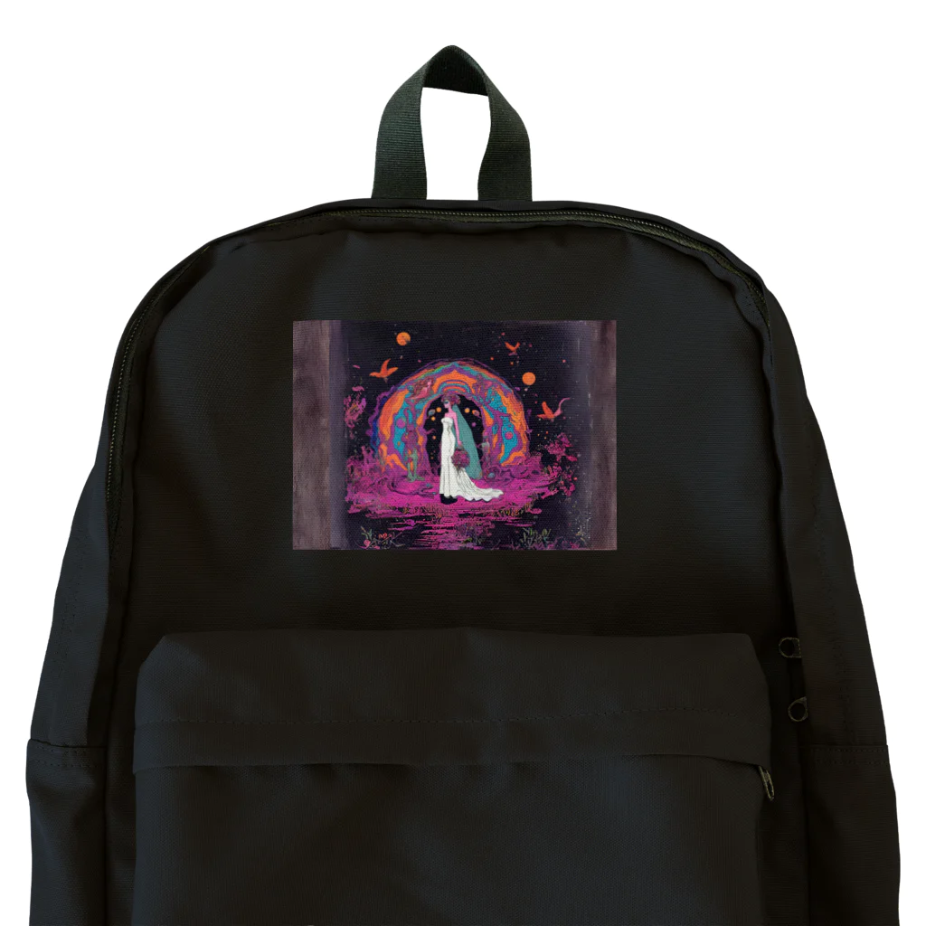 サイケデリックえりの美しき花嫁 Backpack