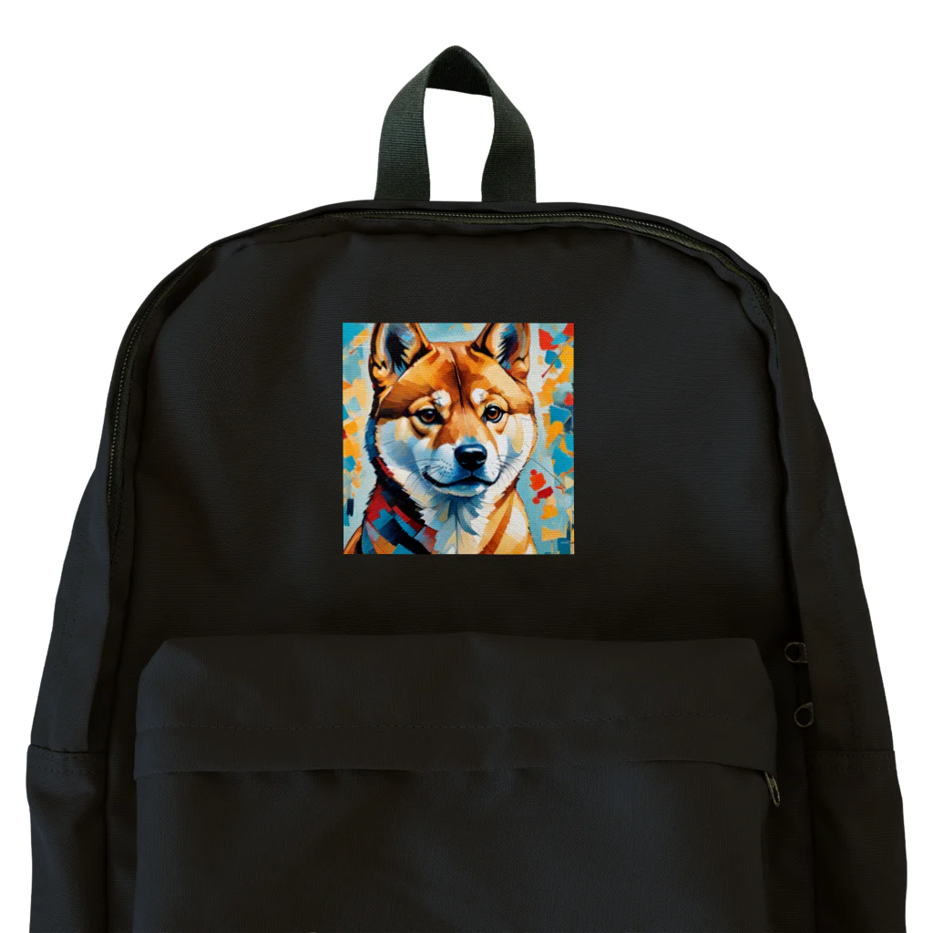 KAPPA TRAVEL GOの柴犬の幾何学 Backpack