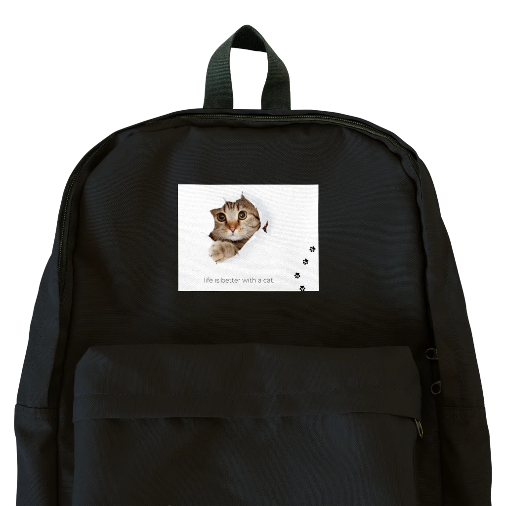 CaTsのふんわりネコ Backpack