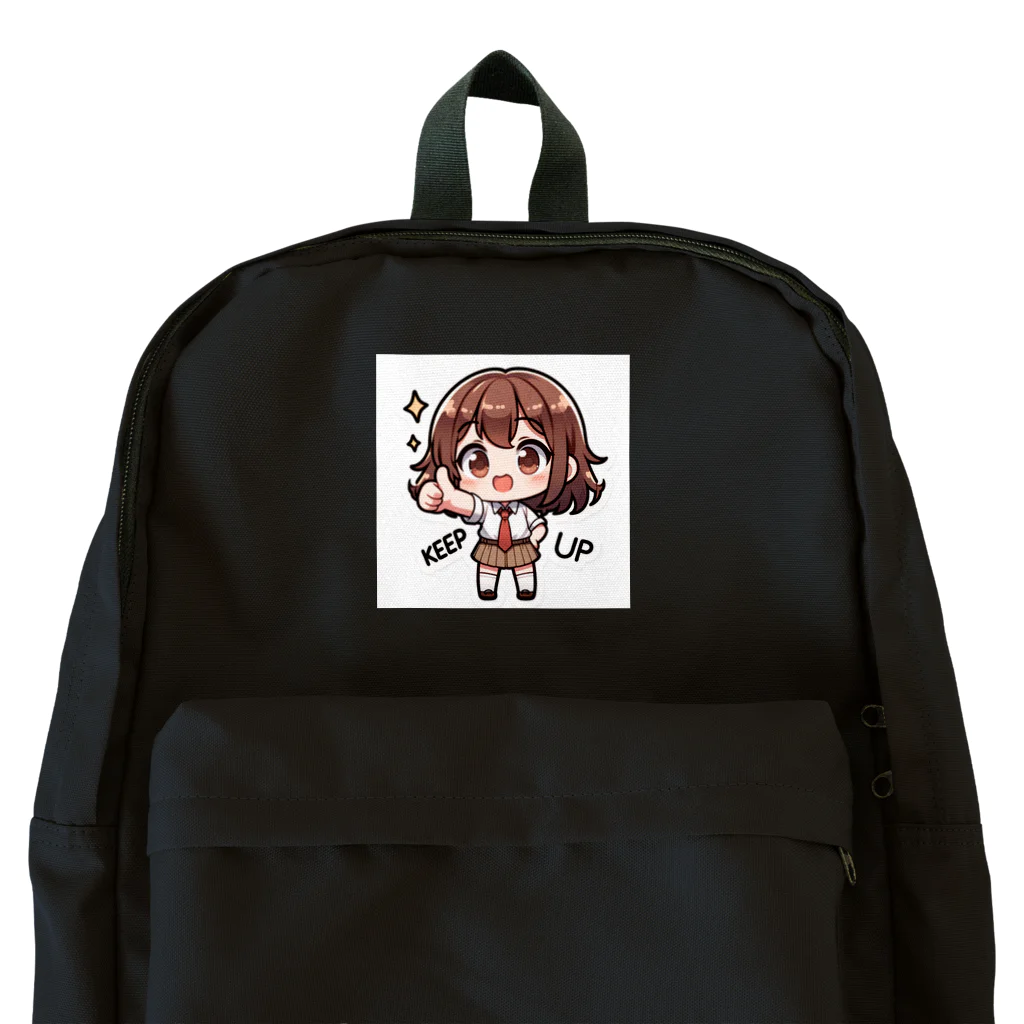 やってるよ！のKEEP UPちゃん Backpack