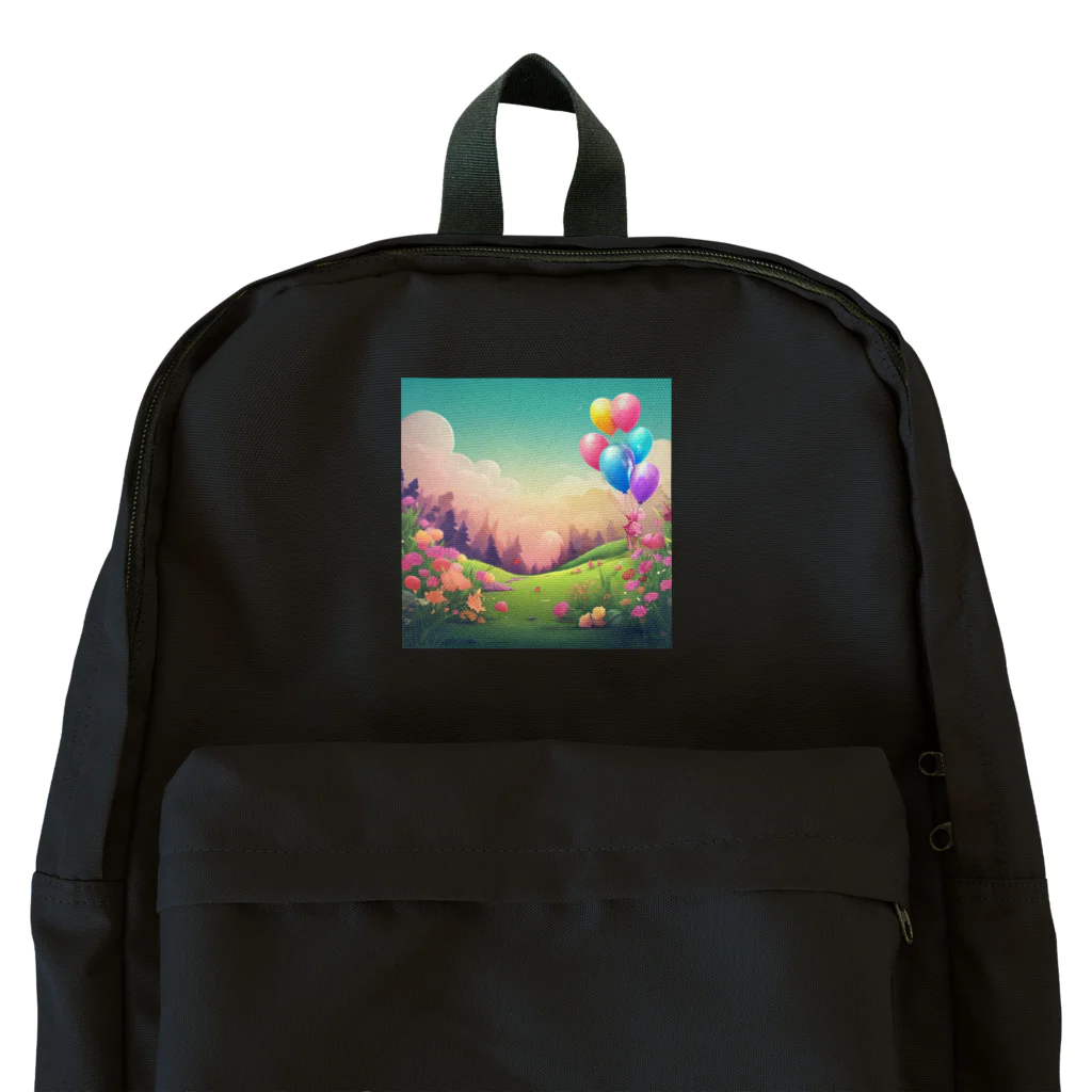 okiraku202のふわふわ風船 Backpack