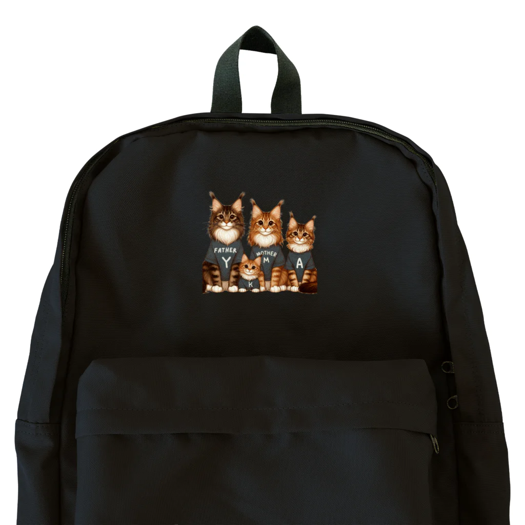 Y m @Y's shopの猫の家族 Backpack