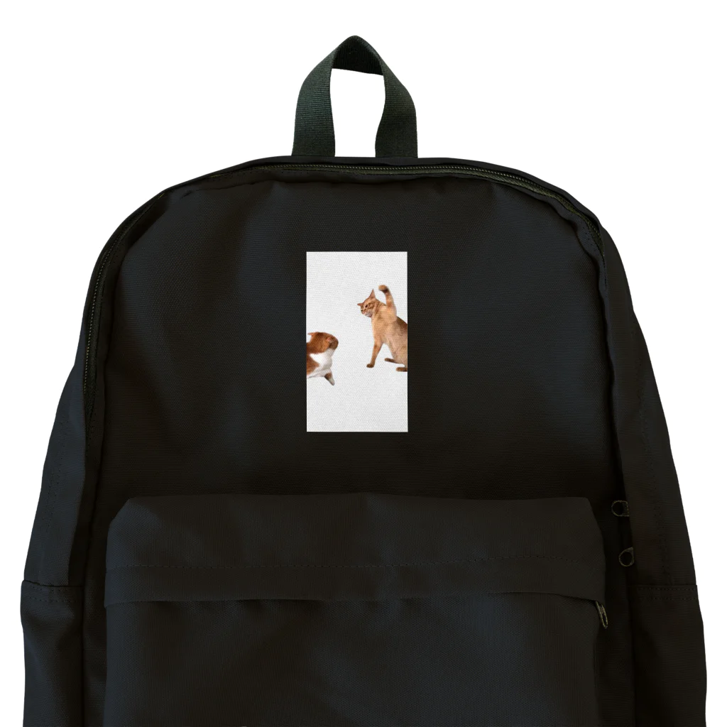 (*^^*)の猫ミーム Backpack