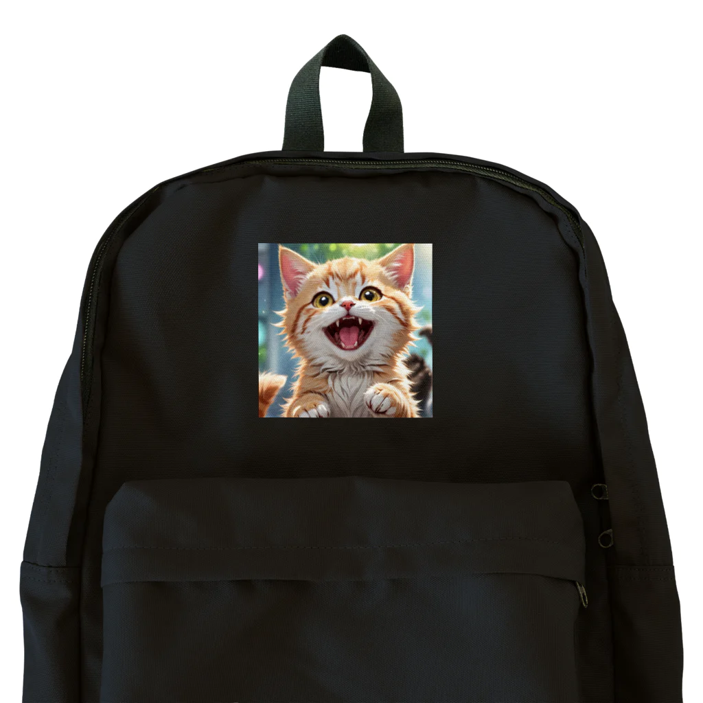 f-koroのかわいい笑顔がたまらない子猫 Backpack