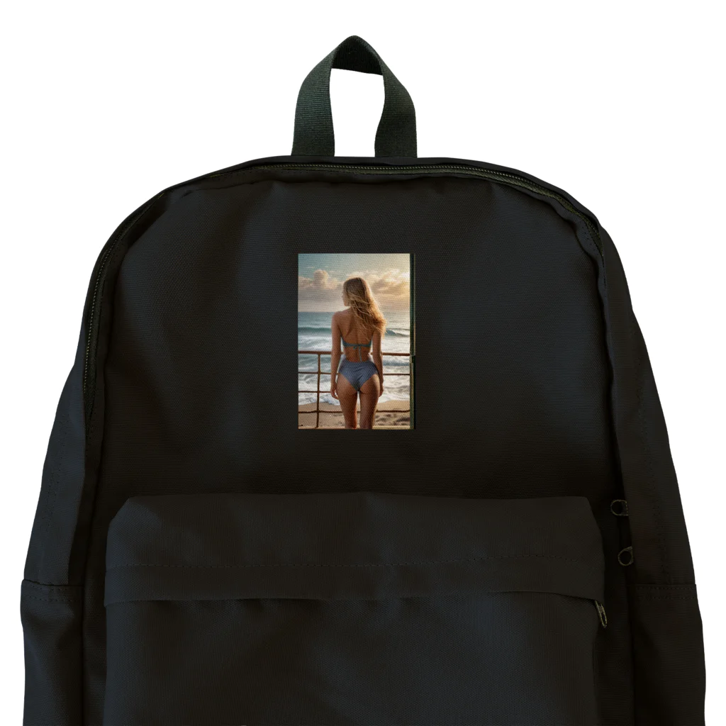Be proudのビーチブロンド美女 Backpack