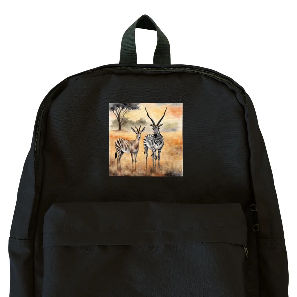 かるるんショップのとある日の風景シリーズ　平和？ Backpack