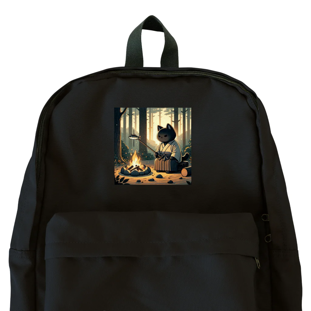 yanagi_mochiの猫侍の晩御飯 Backpack