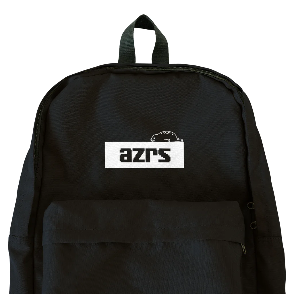 しろくてまるいの(･ω･ っ)3のazrsロゴ(white) Backpack