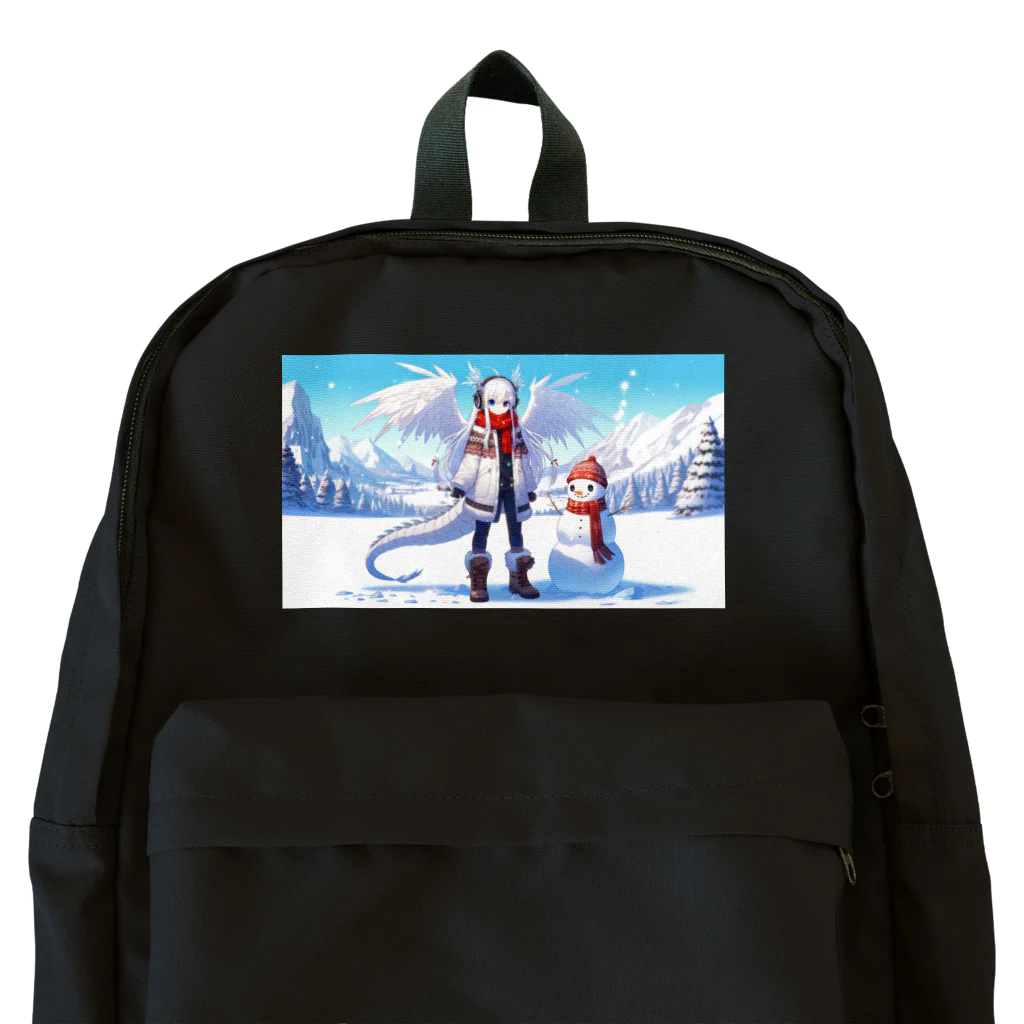 静寂工房の音の氷のドラゴン（Ice Dragons） Backpack