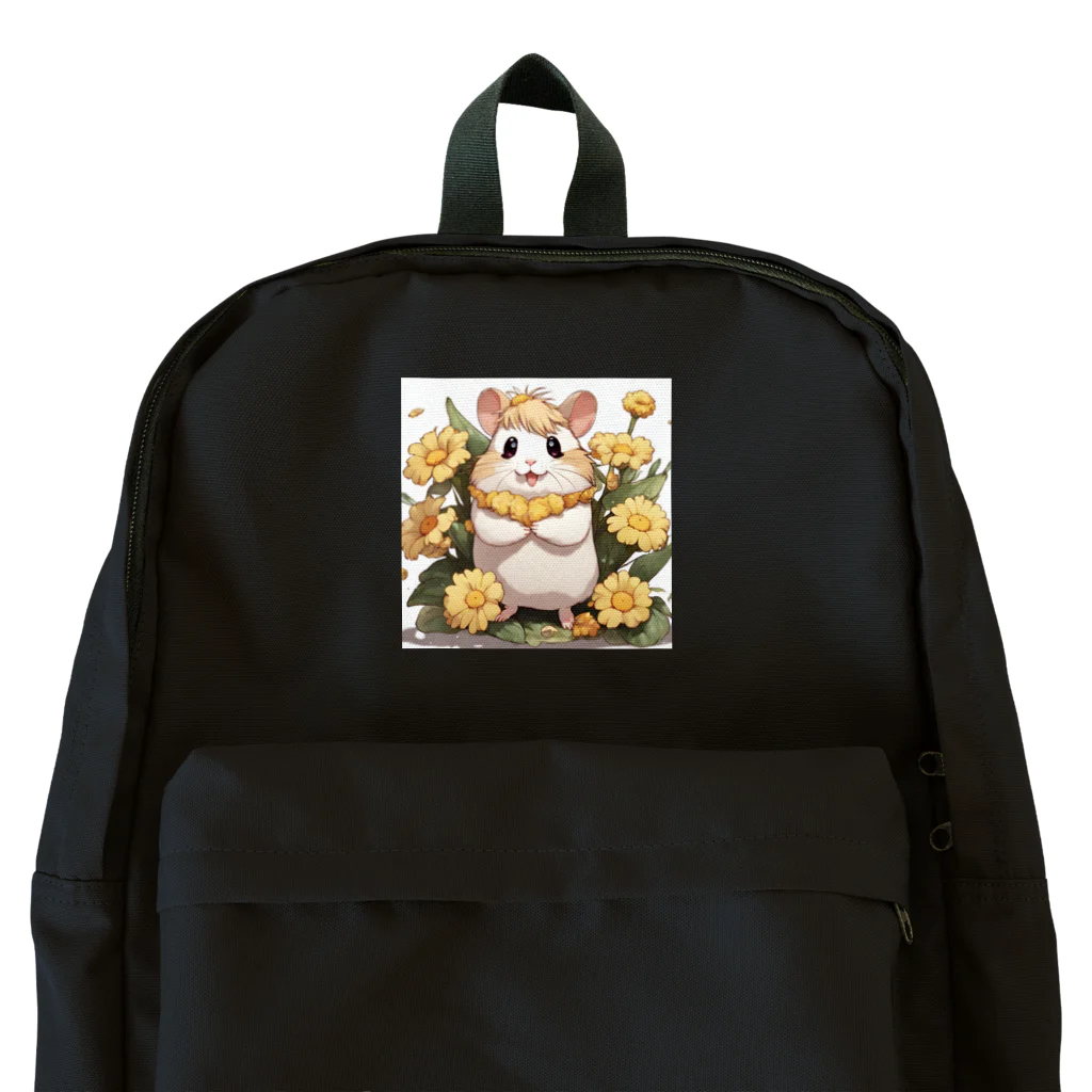 misacoroomのハムちゃんフラワー Backpack