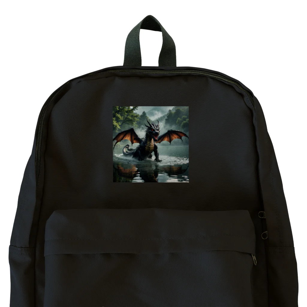 幻想都市の湖のドラゴン Backpack