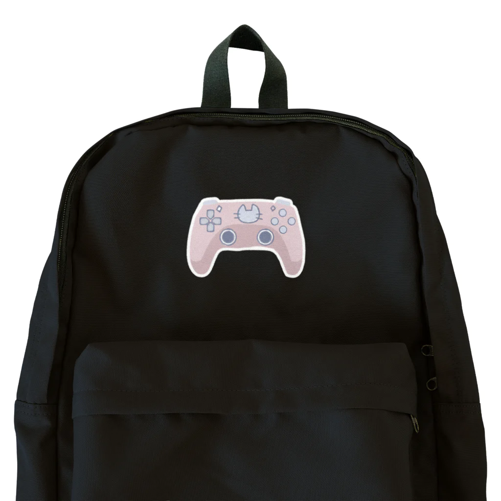 ふわぽこにゃんにゃんSHOP☁️🫧SUZURI支店のにゃんにゃん猫ゲームコントローラー Backpack