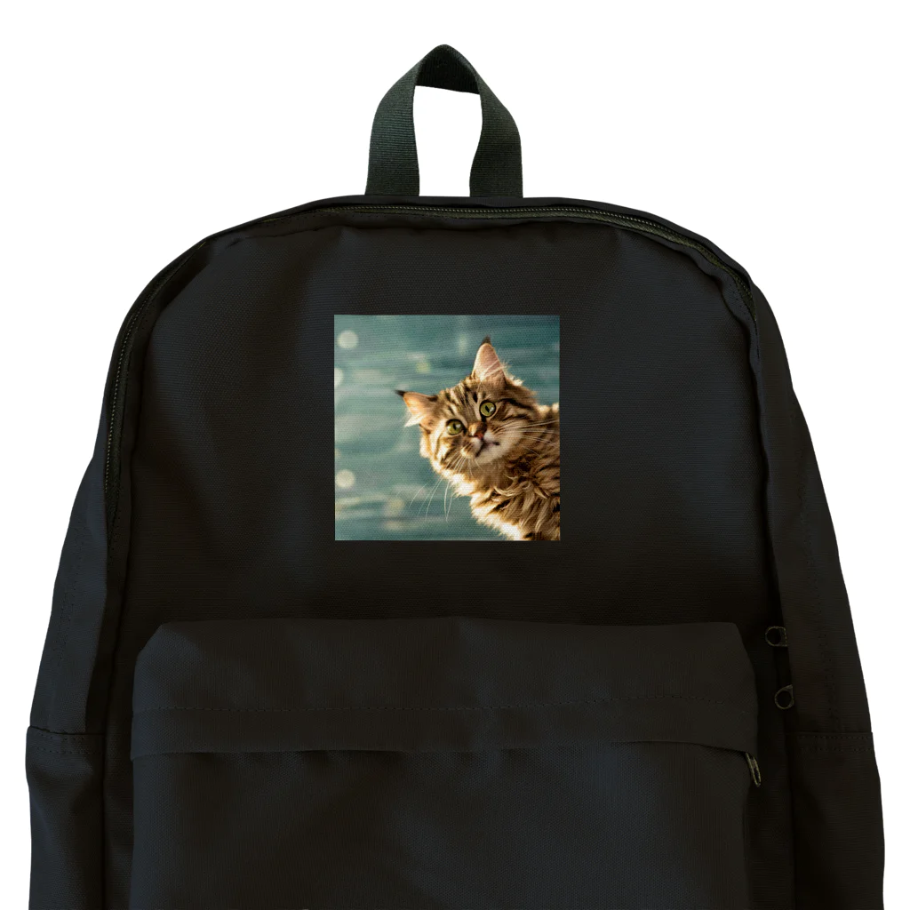 ronstr_のちらりキャット Backpack