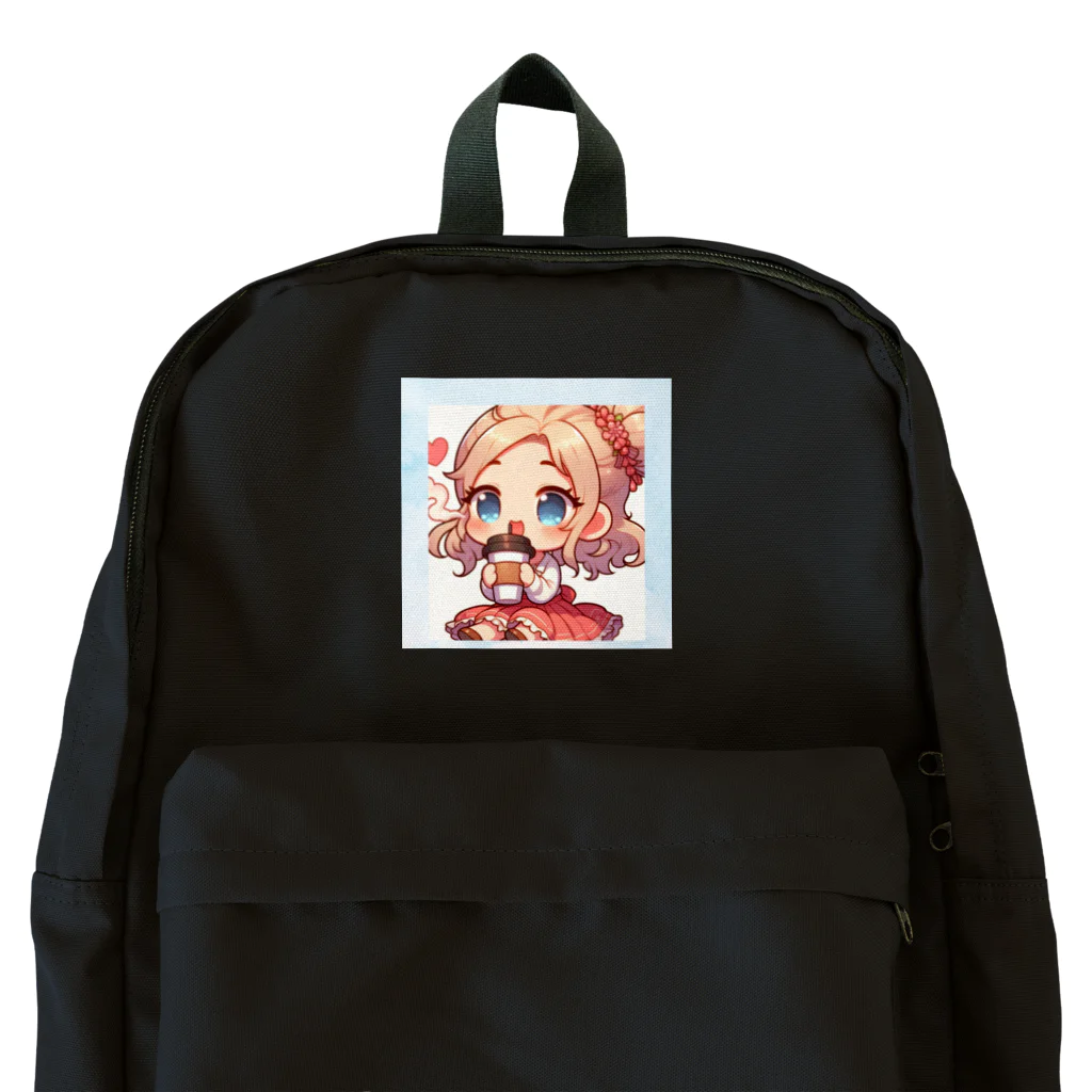 ＨNDのカフェが好きな女の子 Backpack