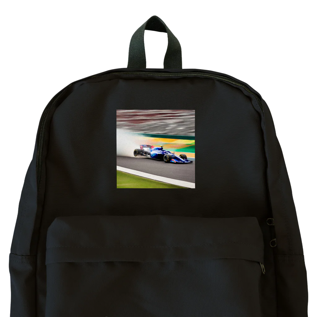 the blue seasonのスピードの彩り - F1レーシング Backpack