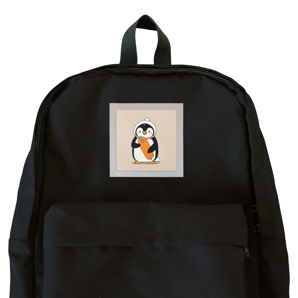 ganeshaのかわいいペンギンとおもちゃのキャンバス Backpack