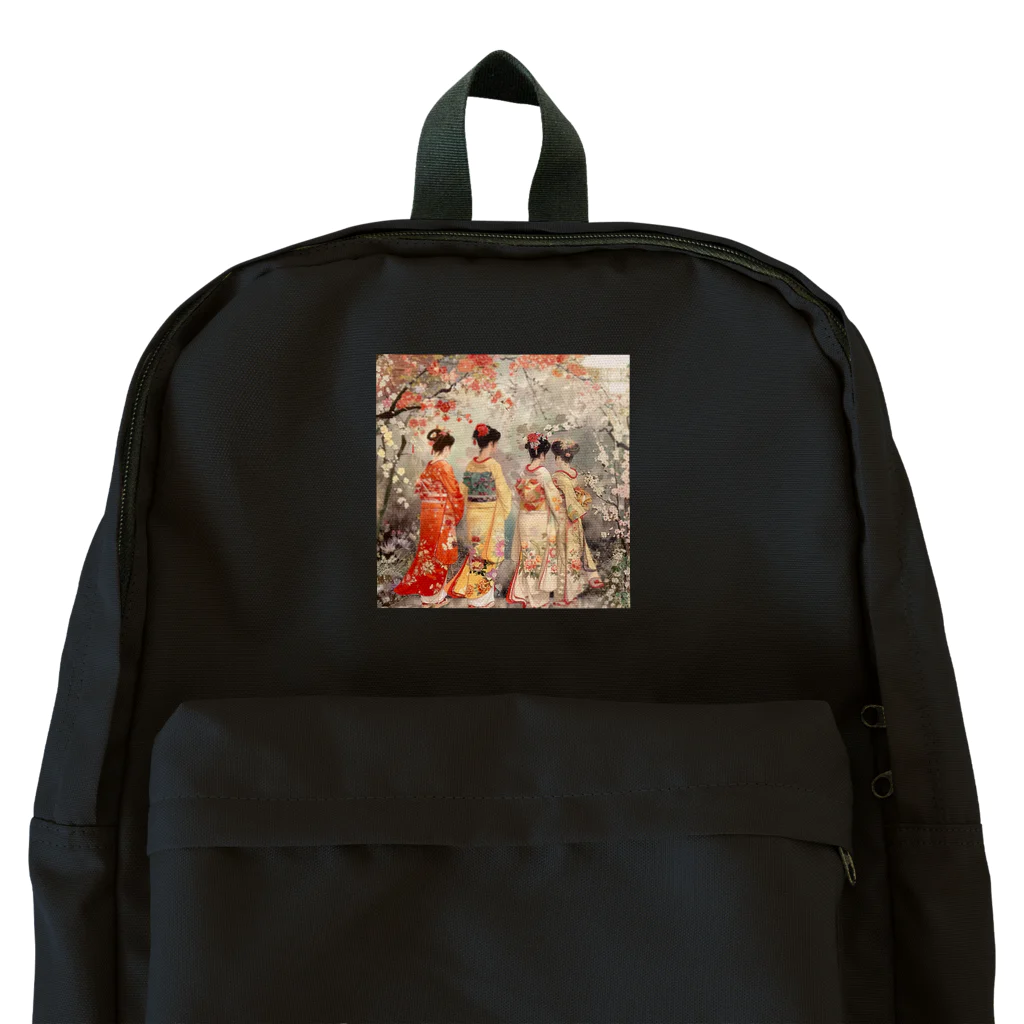 AQUAMETAVERSEの優雅な花見桜の花満開　なでしこ1478 Backpack