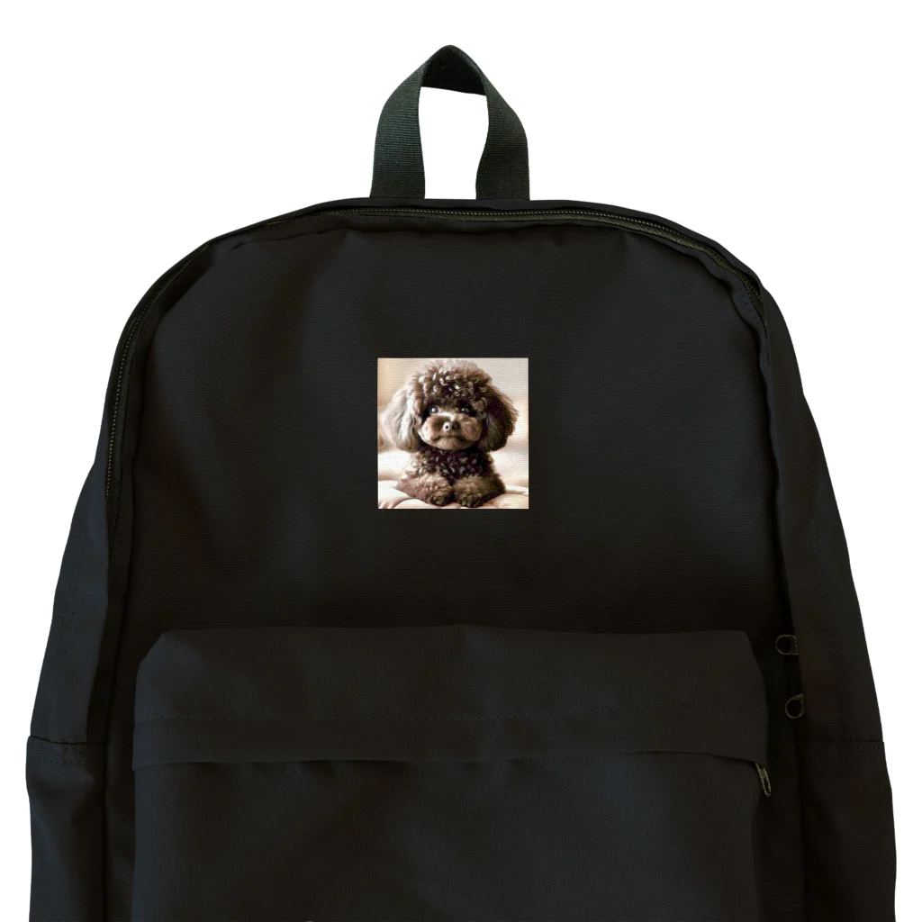 パパリスのふわふわ黒プーちゃん Backpack
