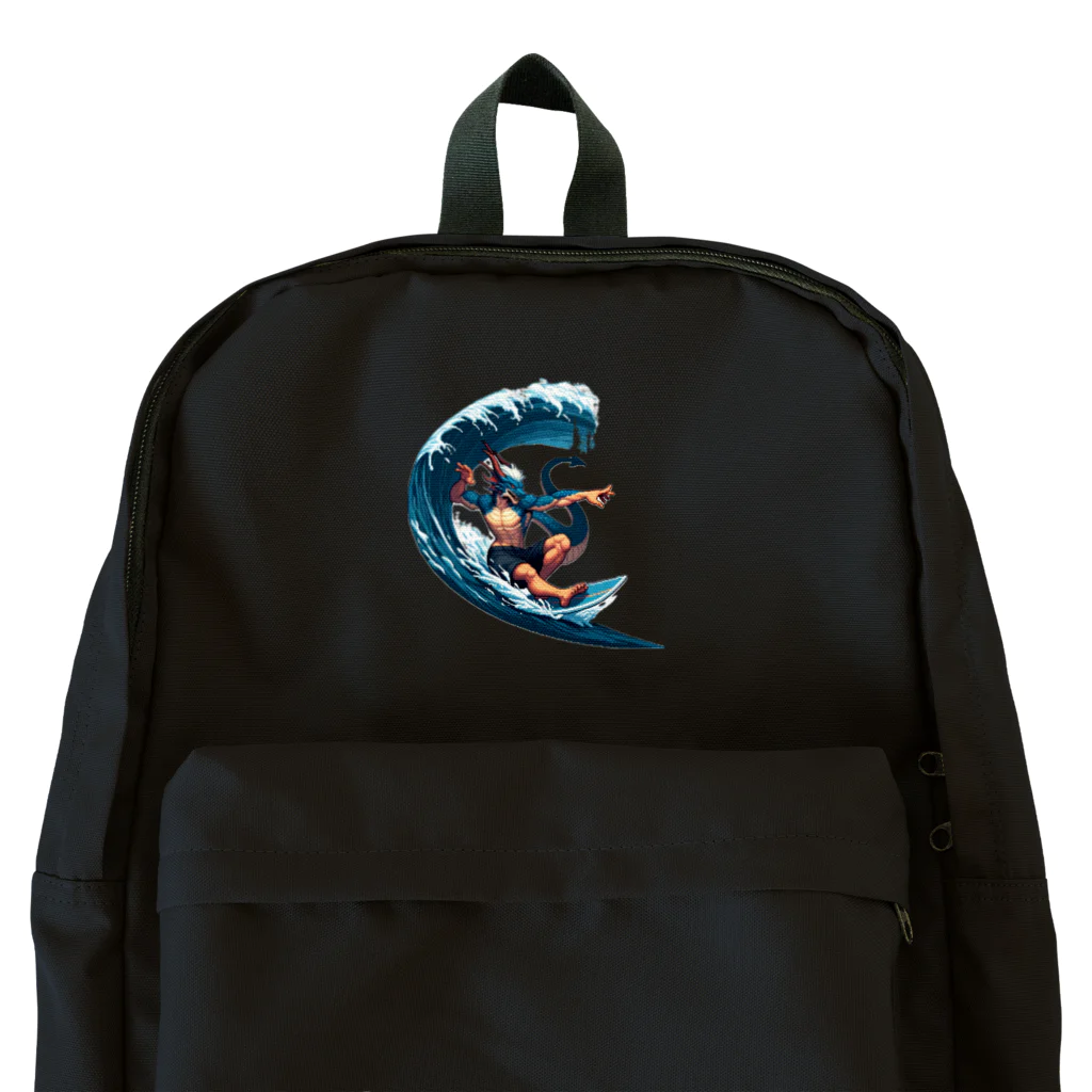 Isekai_animal_manの夏だ！ドラゴンもサーフィンだ Backpack