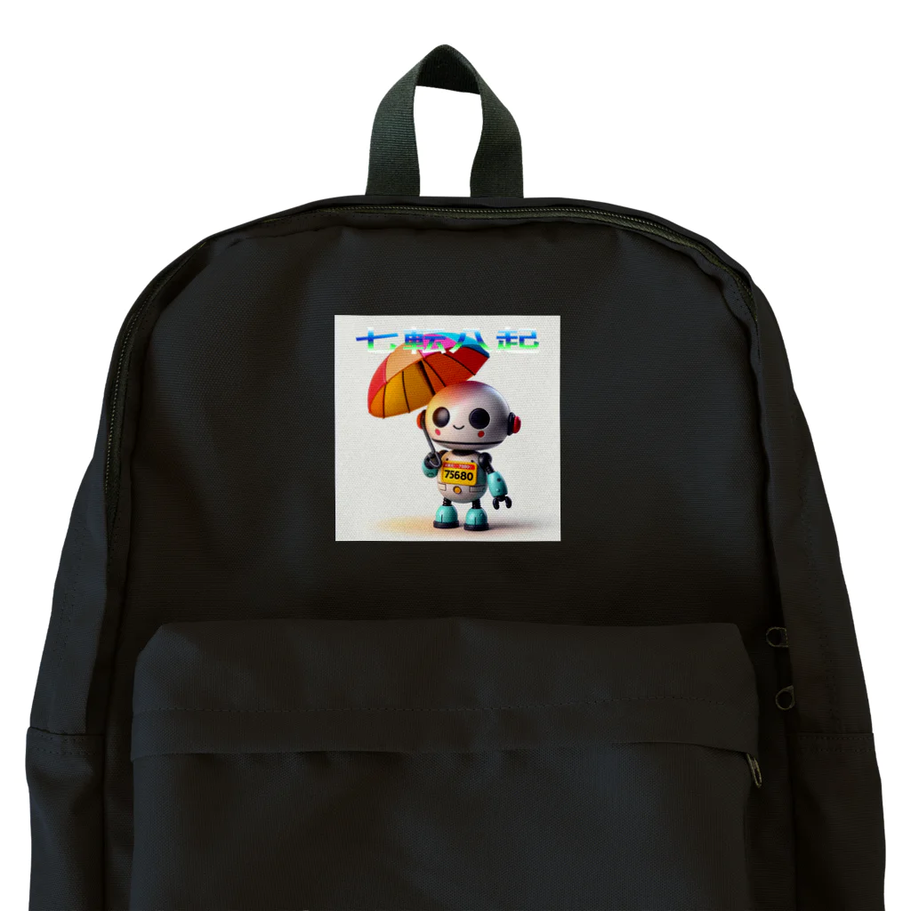 Mairunpuosupの新しいロボットのLINEスタンプみたいなイラスト🤖✨ Backpack
