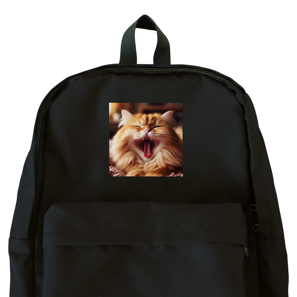 黒猫キィーの猫の変な顔コレクション Backpack