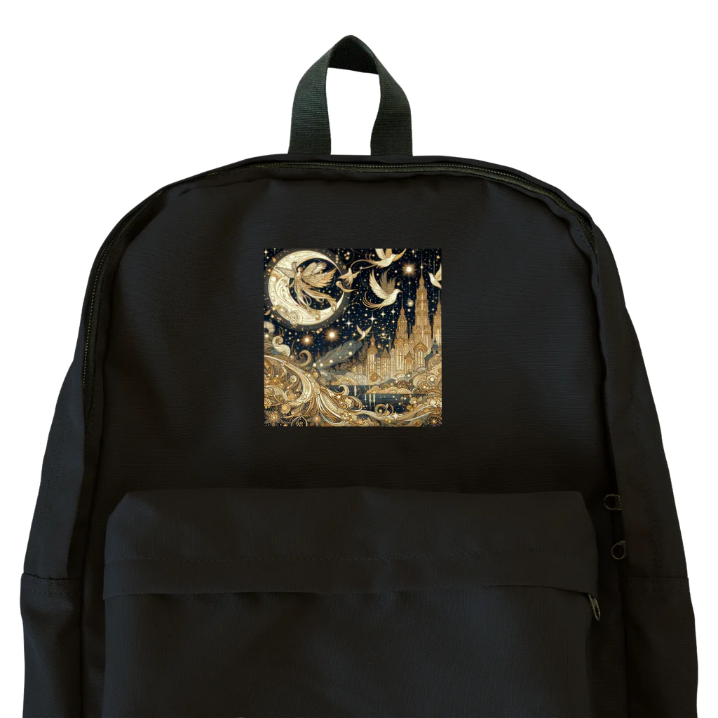 nico251の光り輝く金色の夜 Backpack