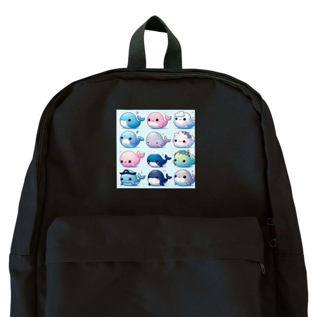 わくわく海の雑貨屋のにこにこクジラコレクション Backpack