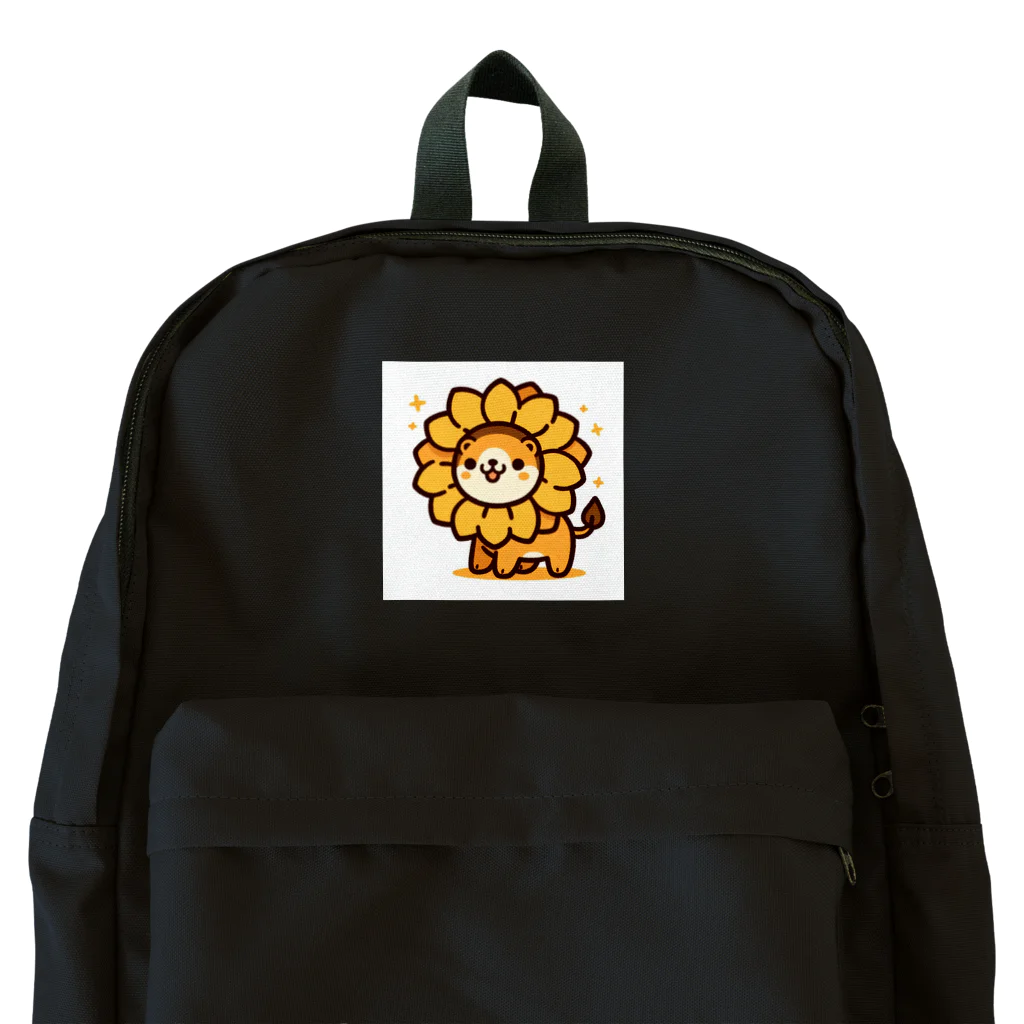 Mizのゆるハウスの向日葵になったライオン Backpack