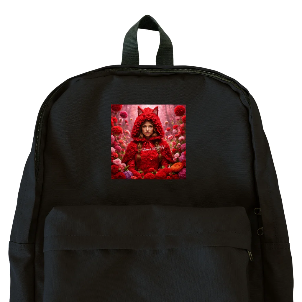 お花屋SUNのFlower R R H（フラワー・レッド ライディング フード） Backpack