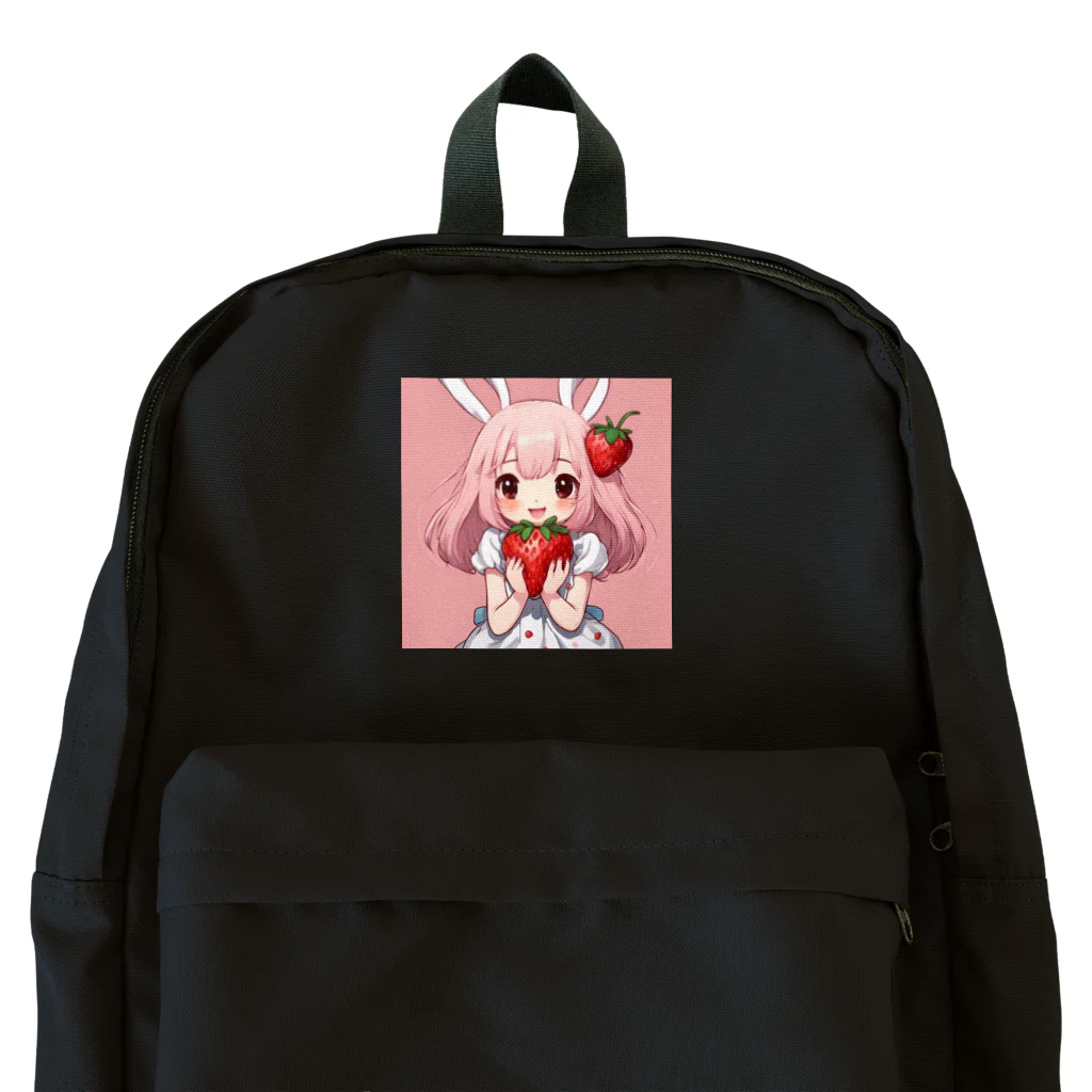 うさぎウサギのいちご大好き、うさみみチャコちゃん Backpack