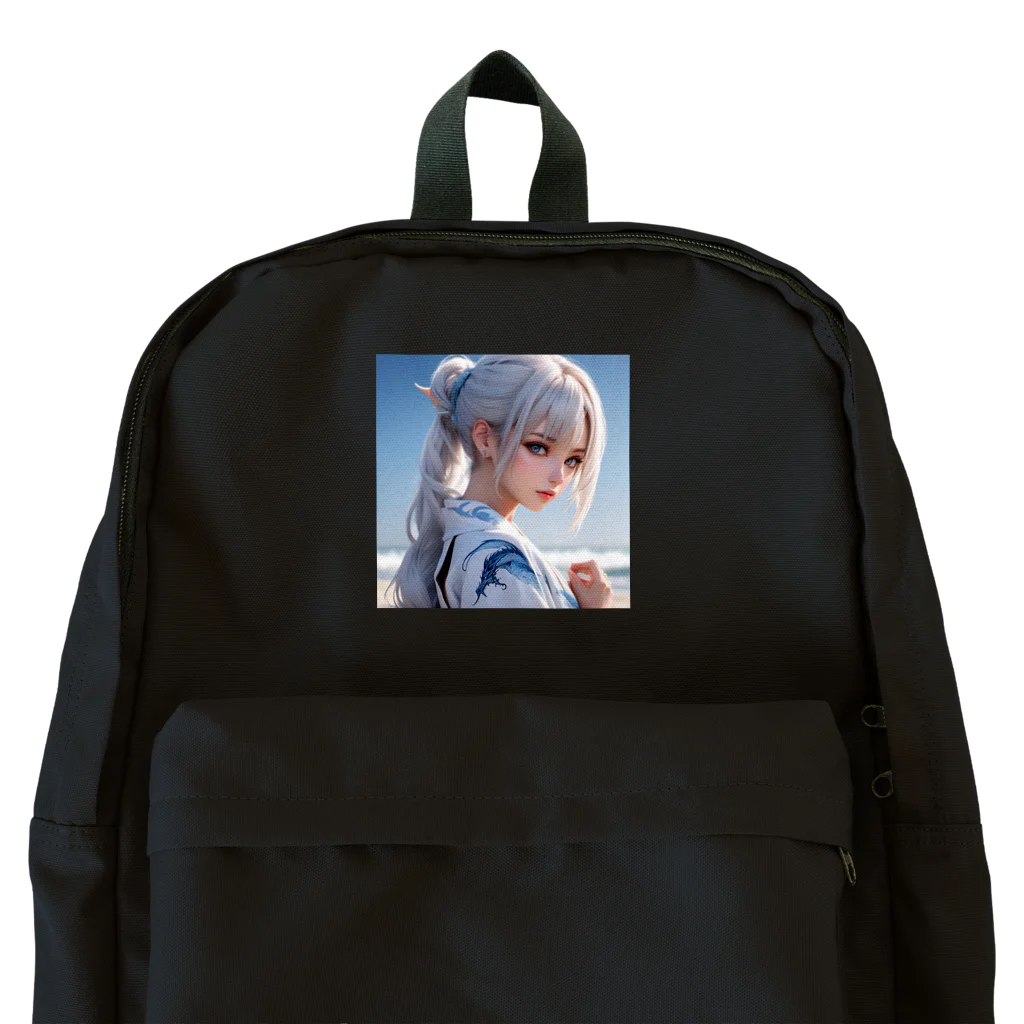 スカ次郎ショップの白髪和服美女シリーズ0001 Backpack