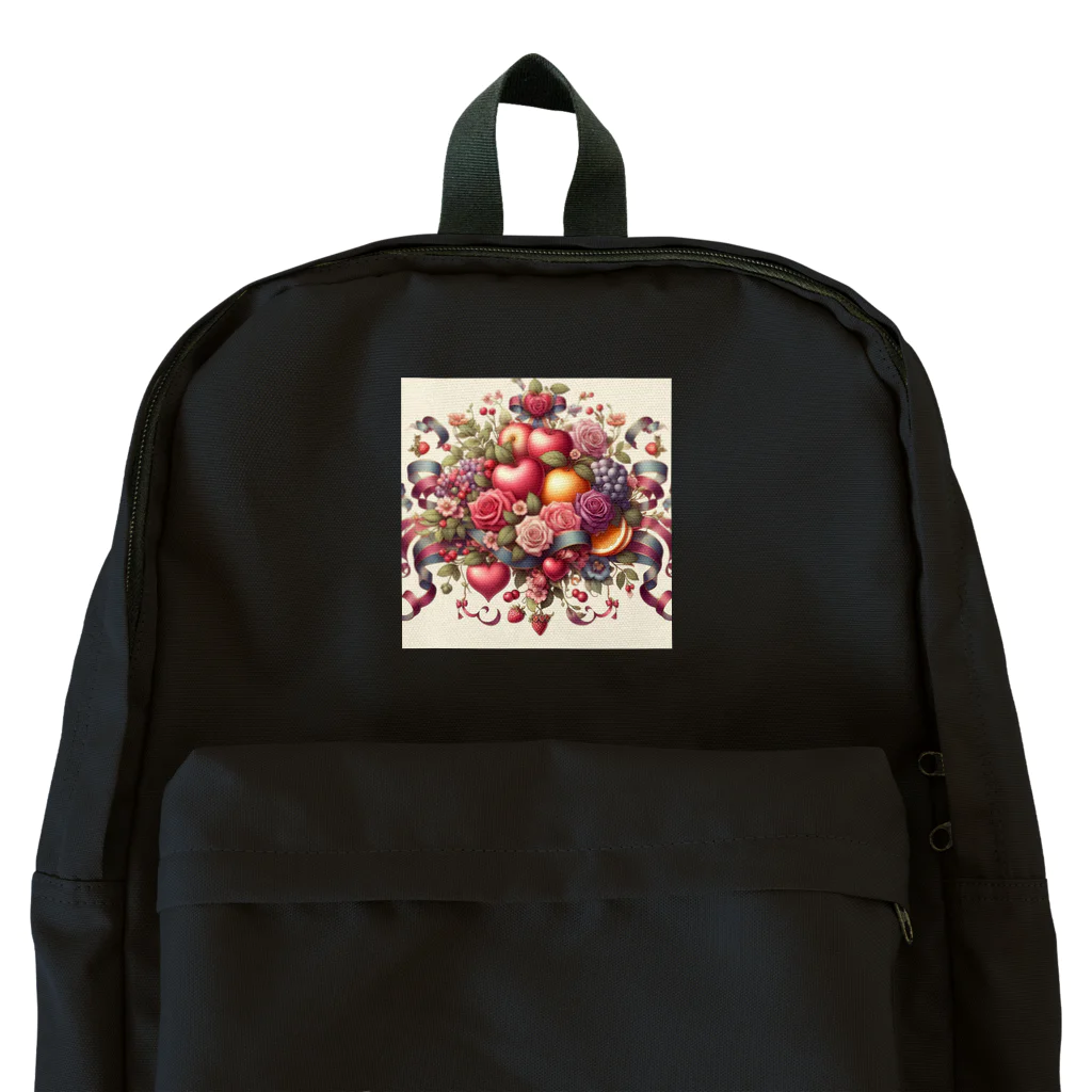 まんまるちゃんの薔薇とフルーツのSweetな香り Backpack