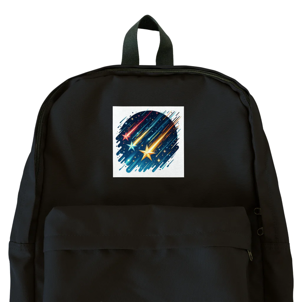 Mizのゆるハウスの3つの流れ星 Backpack