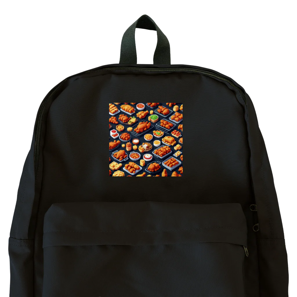 ドット絵賢者のドット絵シリーズ９チキン祭りゴージャスver. Backpack