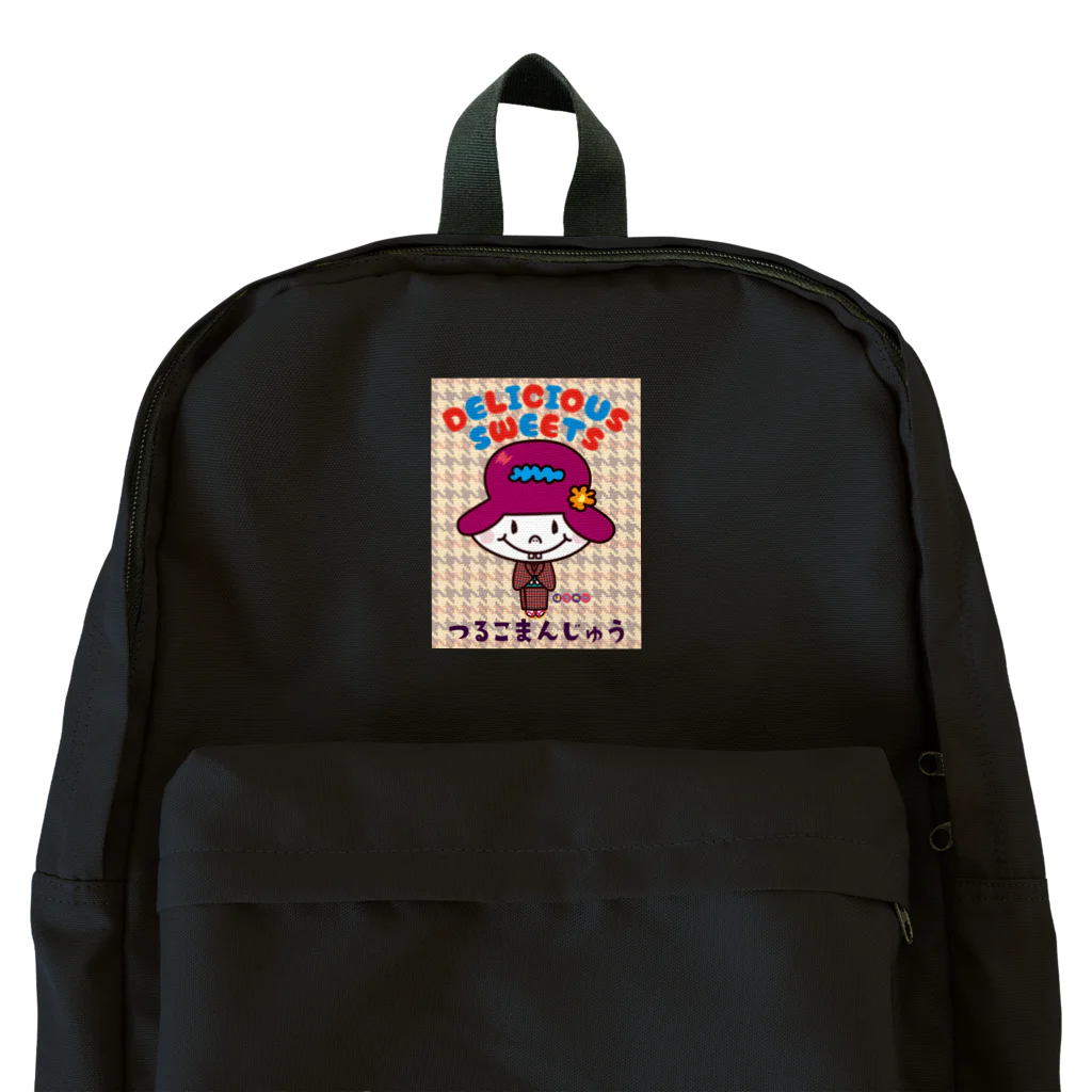 ドレメヒロコのつるこまんじゅう Backpack