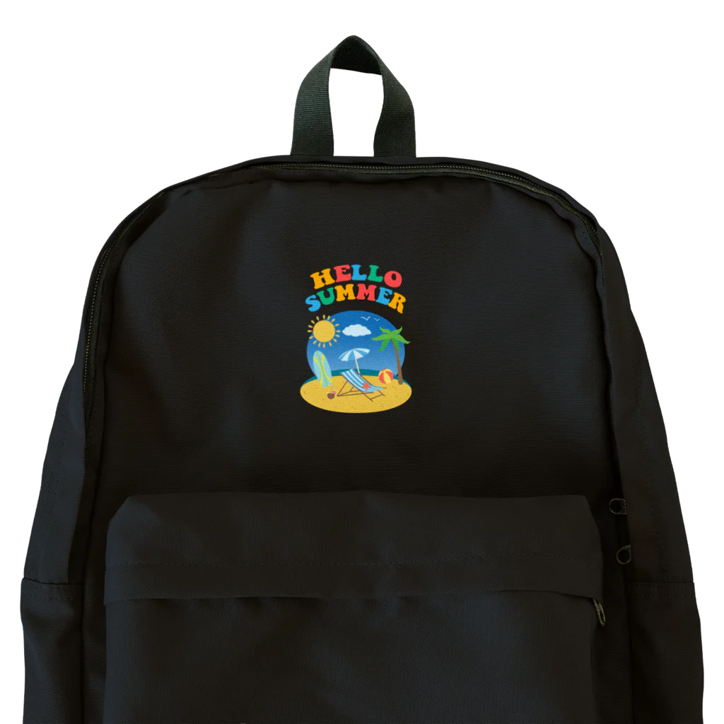 ivybloonの夏シリーズ　ビーチ Backpack