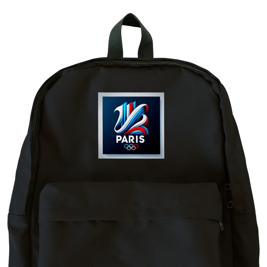 salashigeのパリ2024オリンピック イメージグッズ - スタイリッシュでエコな記念品 Backpack
