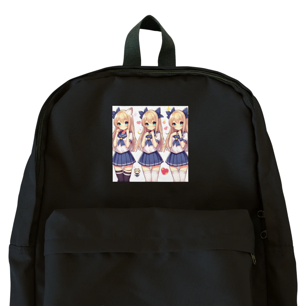 aaammmamのセーラー服　ロングヘア　美少女　アニメ　漫画　日本 Backpack