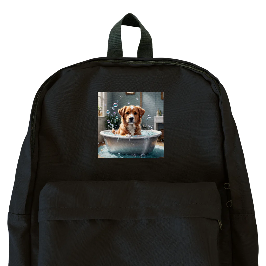 tk_rinbokuの犬の水浴び Backpack