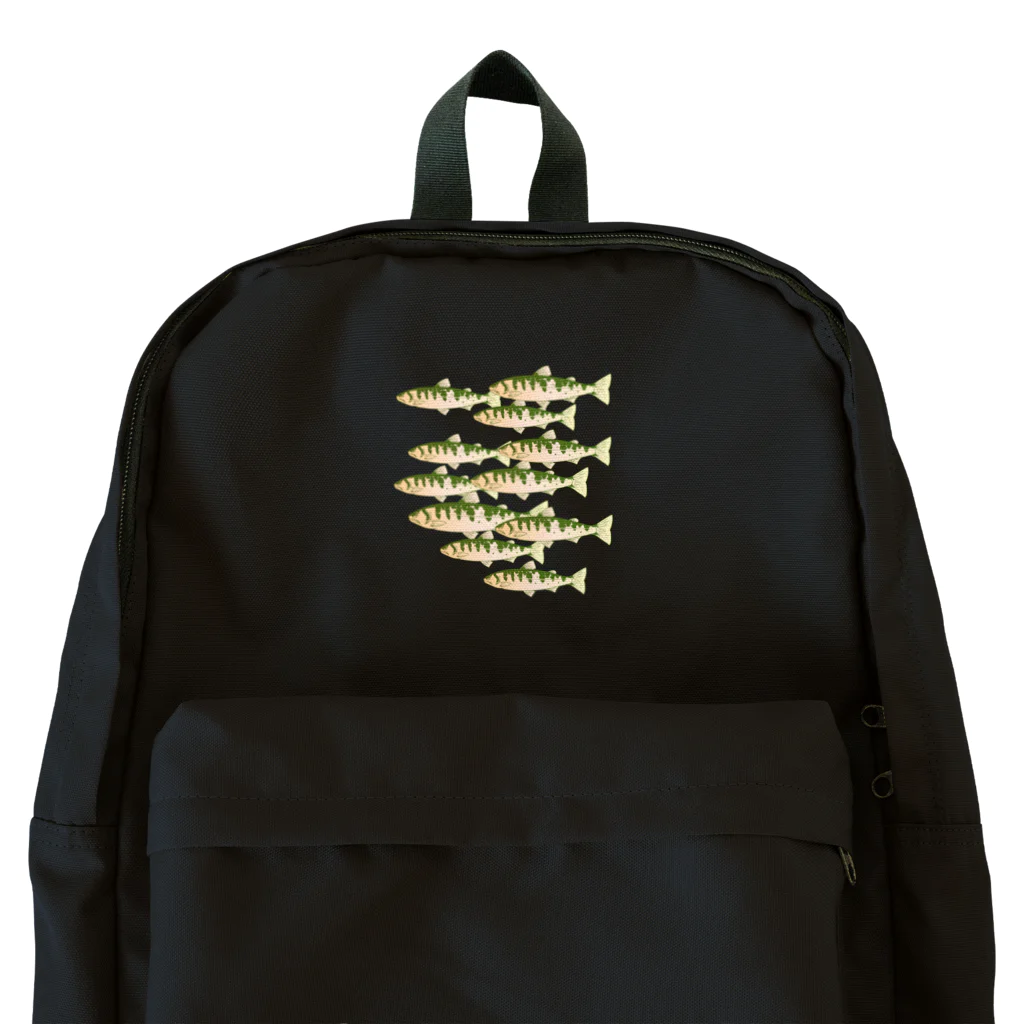 chicodeza by suzuriのヤマメの魚群 Backpack