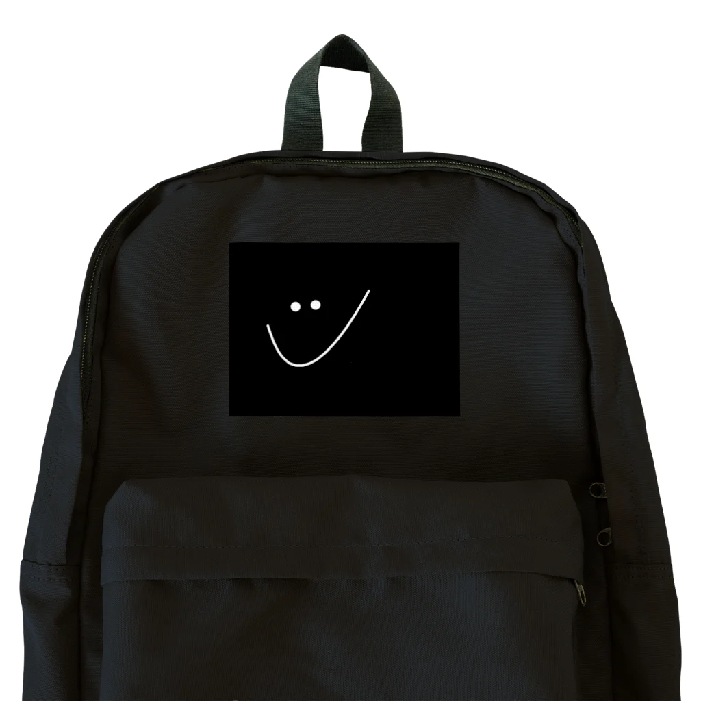 Babachanのシンプルスマイルロゴ Backpack