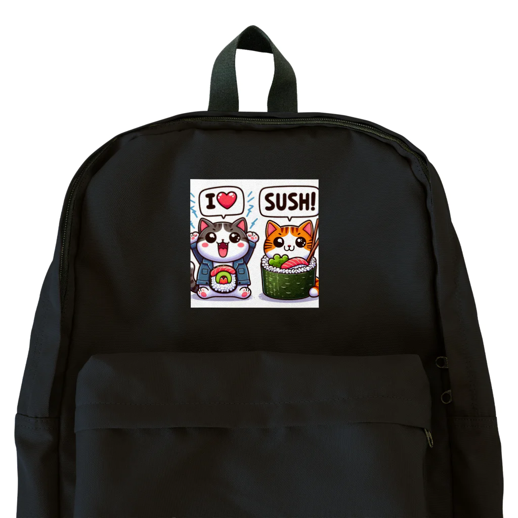 ATOZEKI777の猫おすっしラブ Backpack