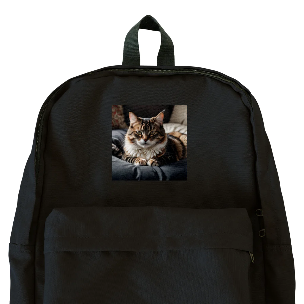 zigerparkのクッションと猫 Backpack