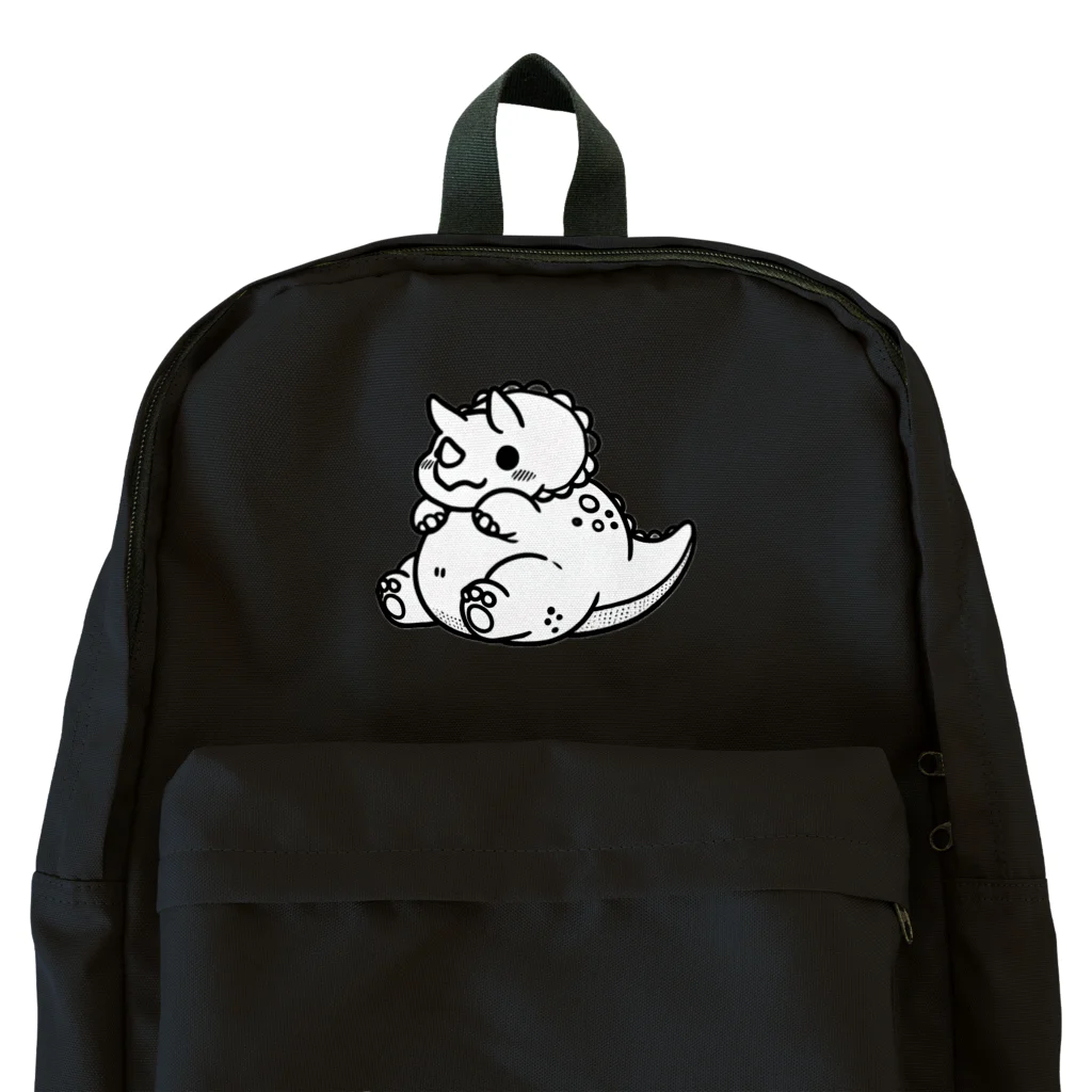 dinosaurtriviaのゆるトリケラ Backpack