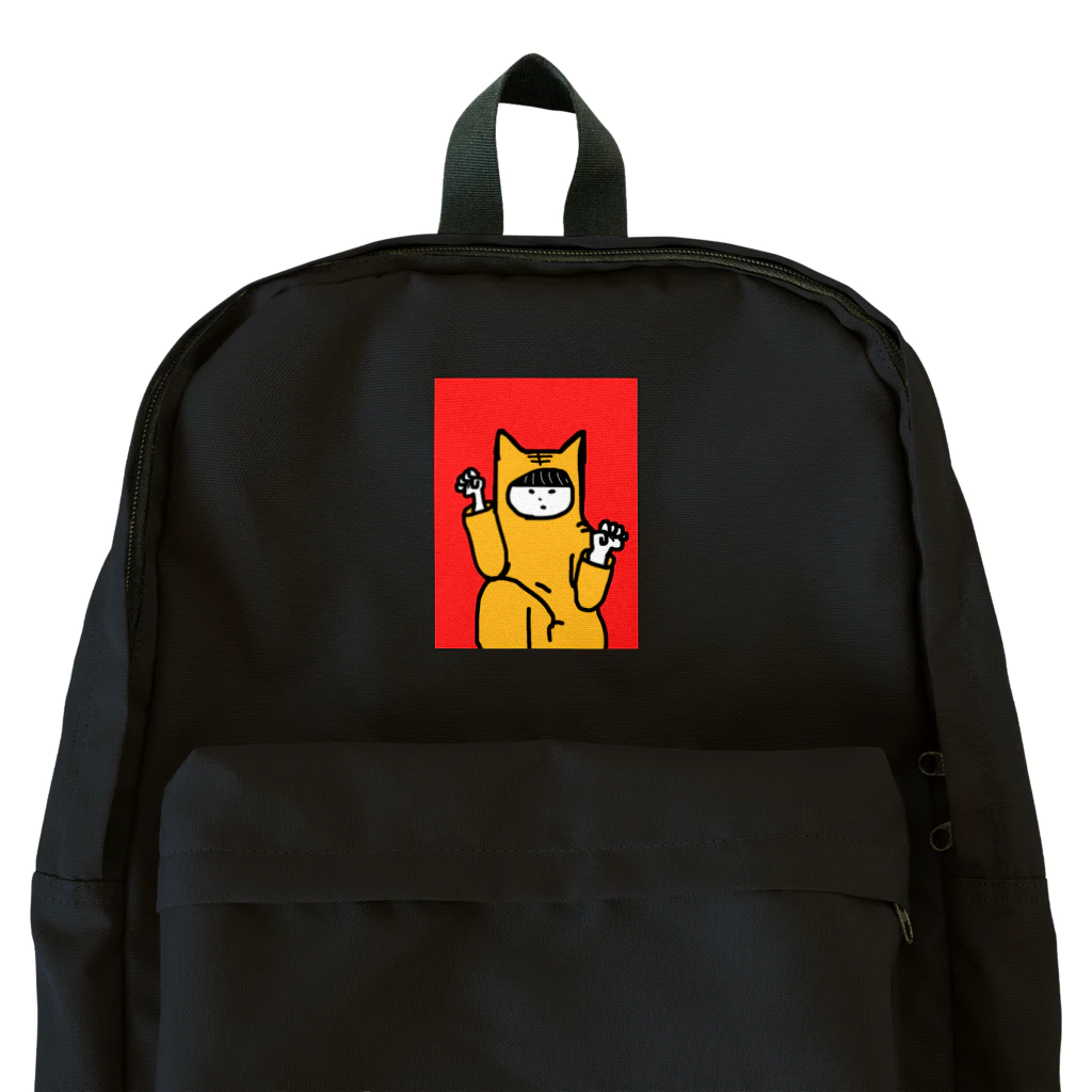 引き弱のトラネコカンフー Backpack