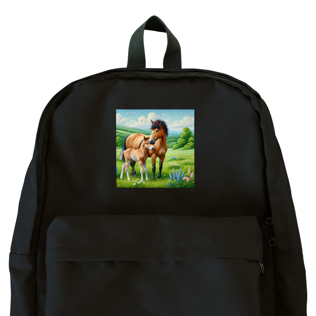 akinyan3128のお馬の親子 Backpack