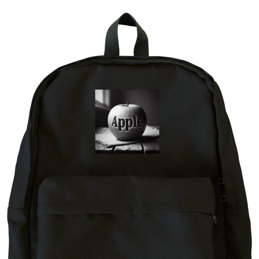 yuriseのモノトーンAppleグッズ Backpack